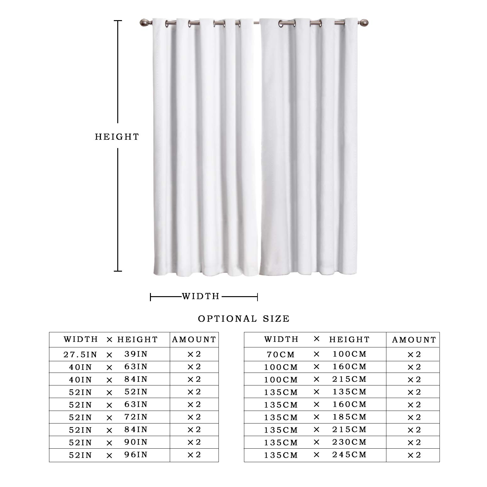 Grey Thistle Dandelion Grommet Curtains 27.5x39