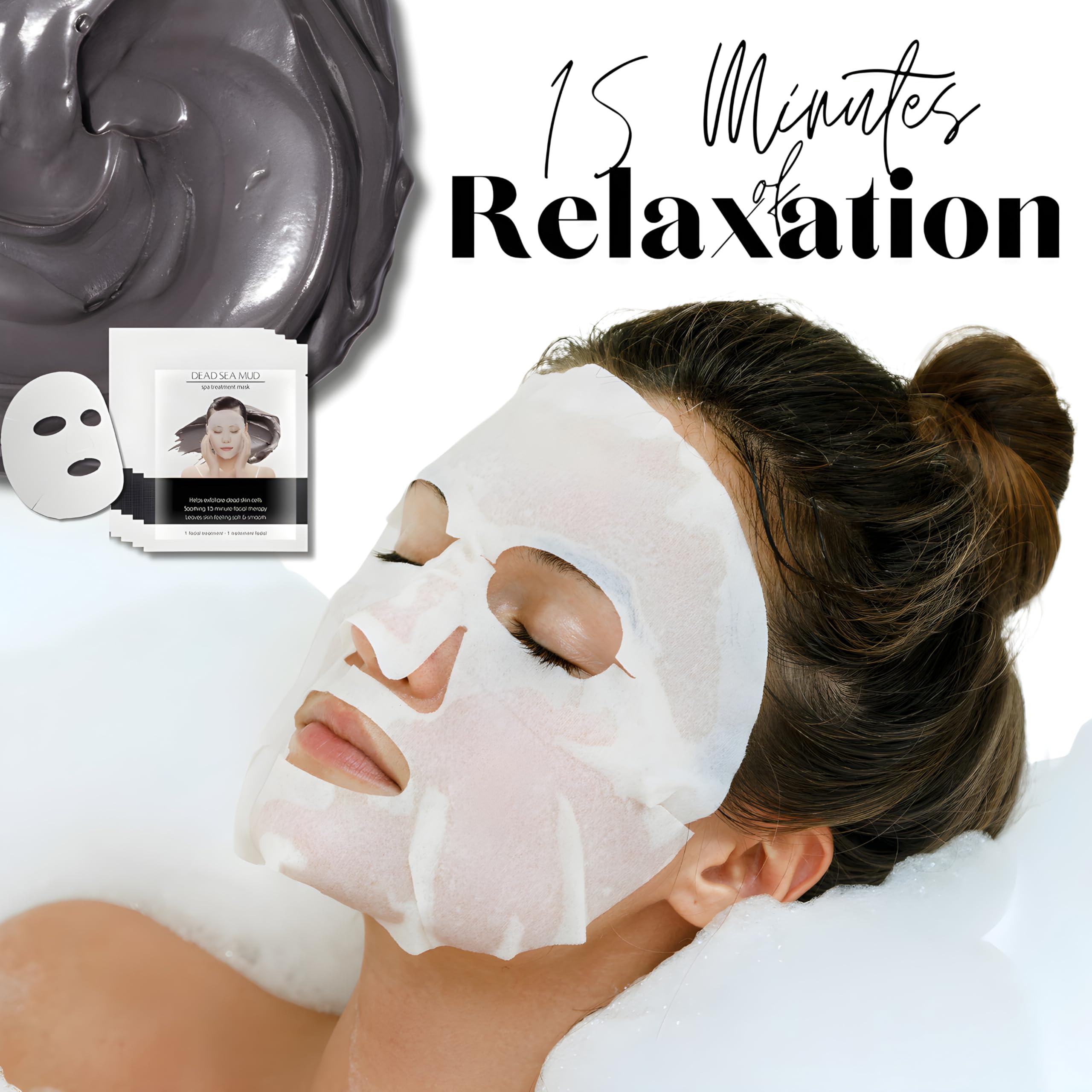 Korean Face Masks for Skincare | Dead Sea Mud Mask for Deep Cleansing | PH Balanced Beauty Treatment for Sensitive Skin | Cruelty-Free Korean Skincare | Perfect for Spa Nights & Self-Care Routines