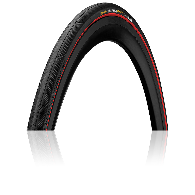 Continental Ultra Sport III Folding Bike Tire with PureGrip Technology - High Performance, Puncture Resistant for Road & Urban Cycling