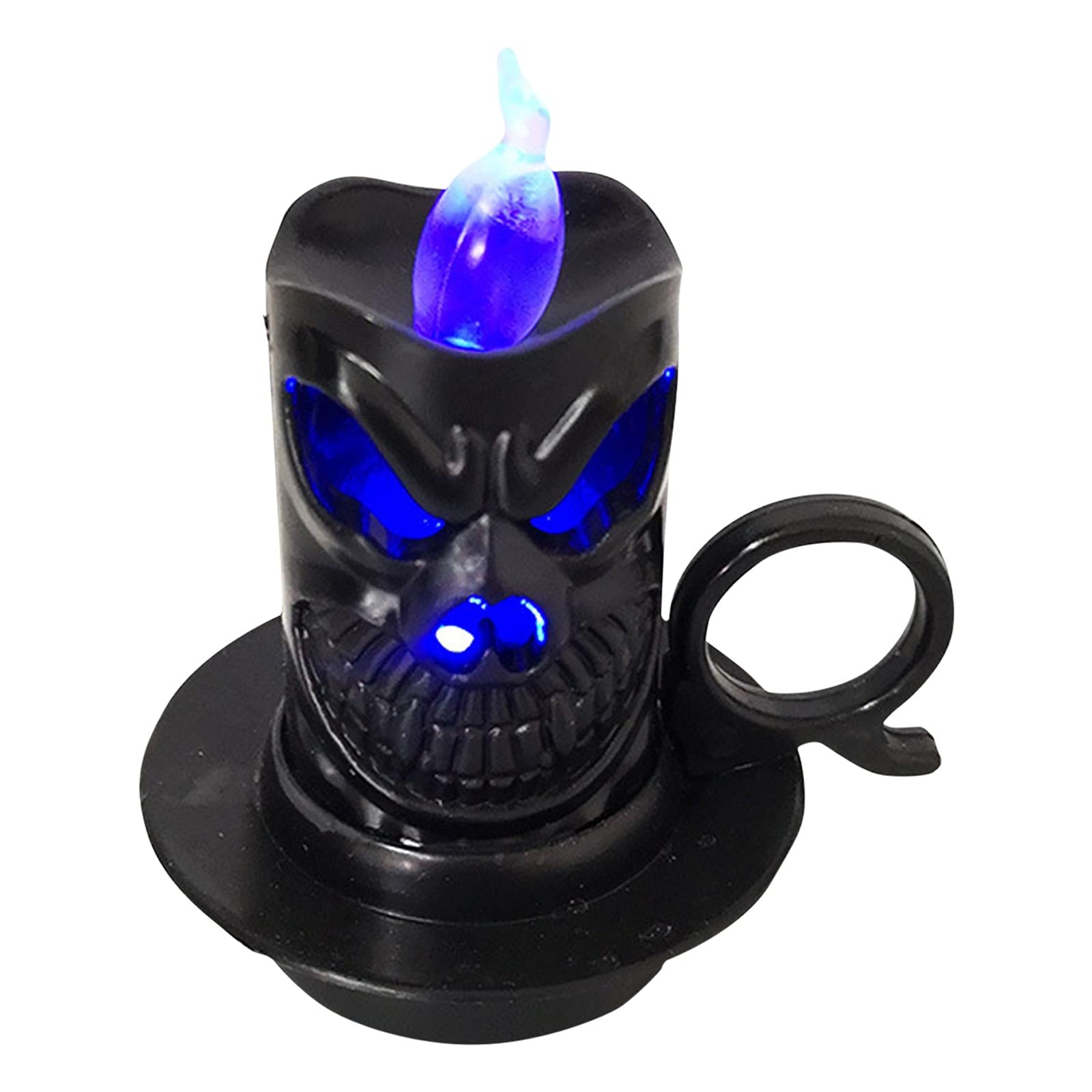 UOCUFY Halloween Candlestick Holders - Decorative Black Candle Lights for Desktop, Home Decor, Party & Holiday Decorations - Perfect for Halloween, Thanksgiving & Christmas Festive Atmosphere