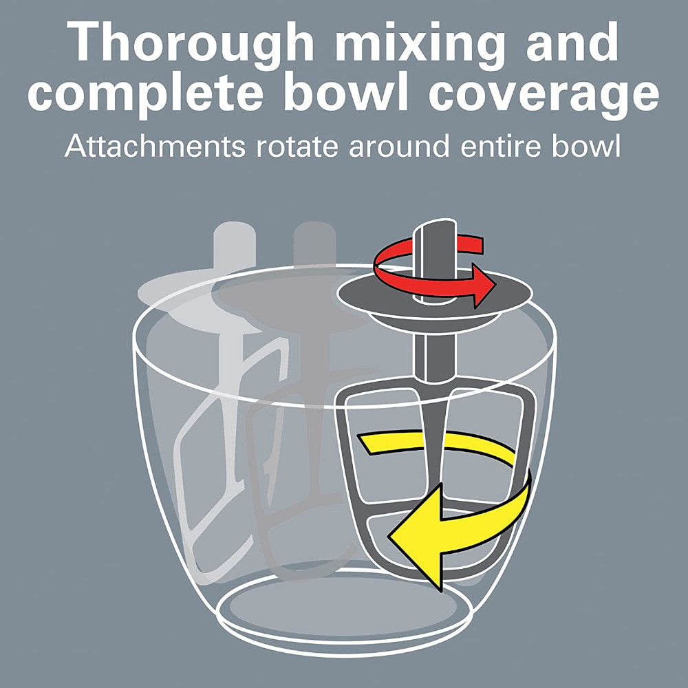 Hamilton Beach 4-Quart Stand Mixer 63387 - Perfect for Baking Cakes, Cookies & Bread at Home