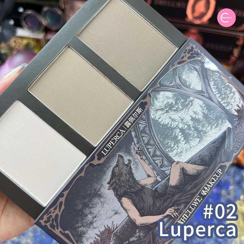Shellwe Makeup Trio Contour Palette - #Lilith & #Luperca - Professional Cream Contour Kit for Face Sculpting & Highlighting - Perfect for Everyday Makeup & Special Occasions