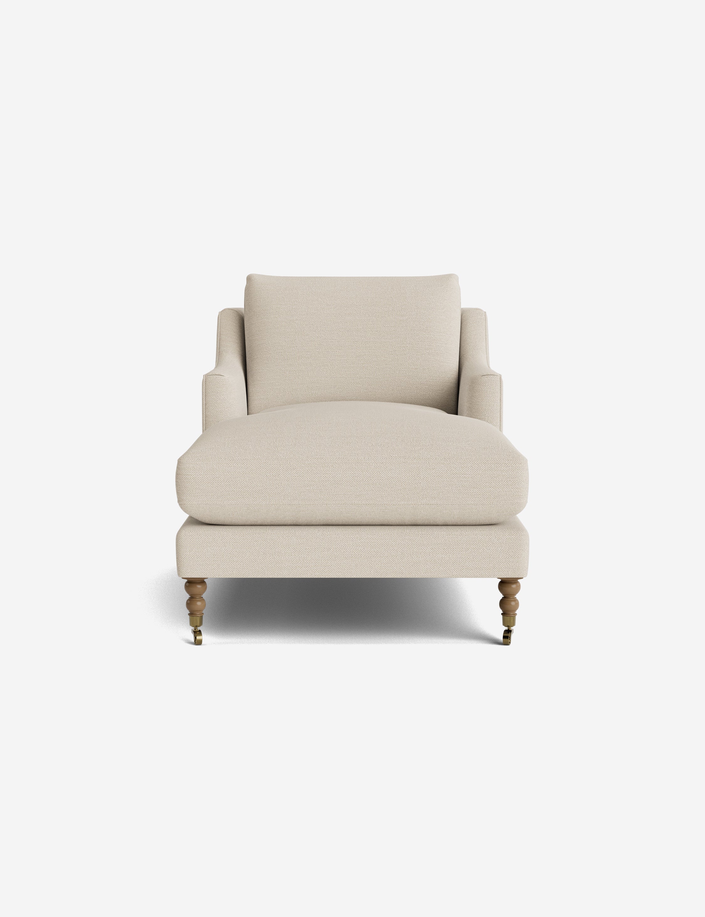 Fabienne Chaise Lounge Chair - Modern Accent Chair for Living Room, Bedroom & Office - Stylish Mid-Century Design with Wooden Legs - Perfect for Relaxing, Reading & Home Decor