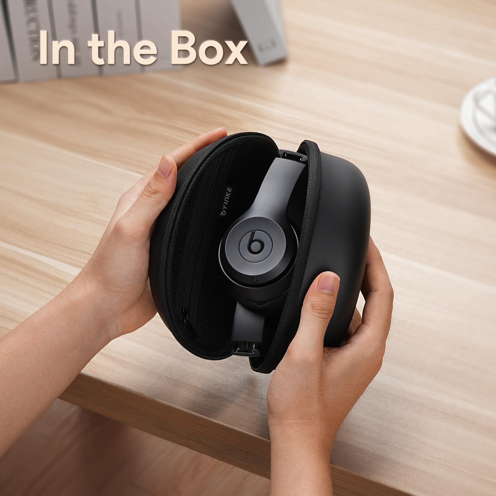 Hard Shell Travel Case for Beats Solo3 & Solo4 Wireless Headphones - Protective Storage Bag for On-Ear Headphones | Perfect for Travel, Commuting & Gym Use