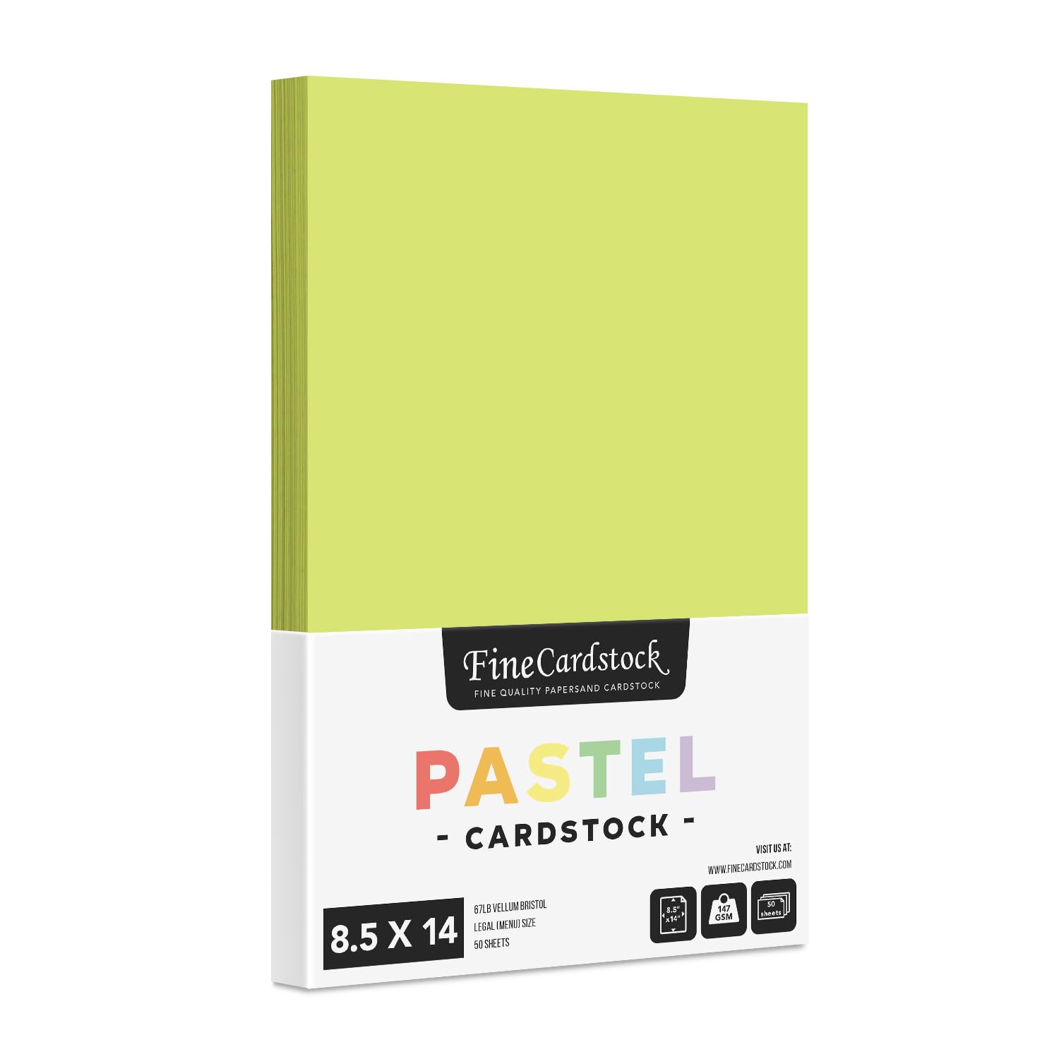 Pastel Color Cardstock Paper 8.5