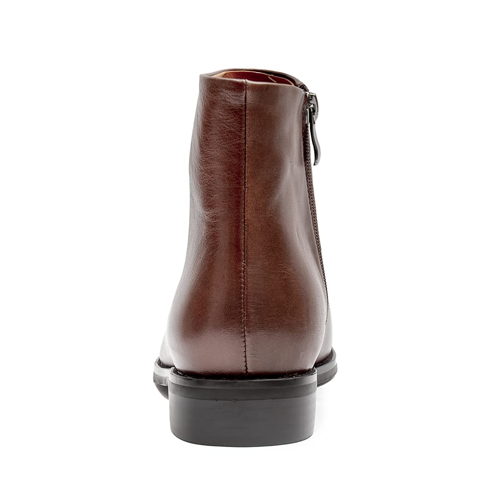 Stylish Women's Minimalist Leather Ankle Boots - Comfortable & Versatile for Work, Casual Outfits & Fall Fashion