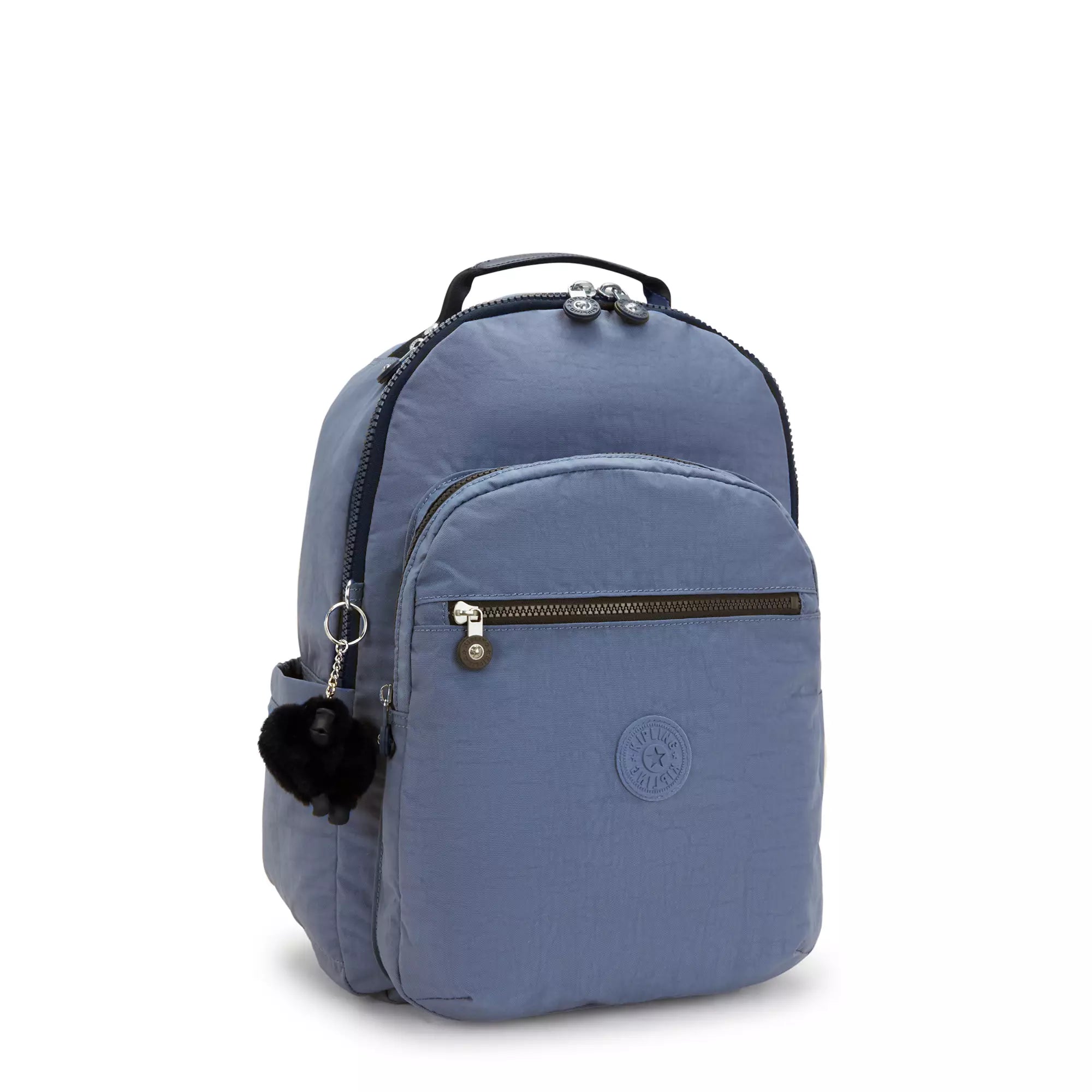 Kipling Seoul Large 15 Inch Laptop Backpack - Lightweight Water-Resistant Travel Backpack for Work & School (Blue Lover) | Perfect for Commuting, Business Trips & College Students