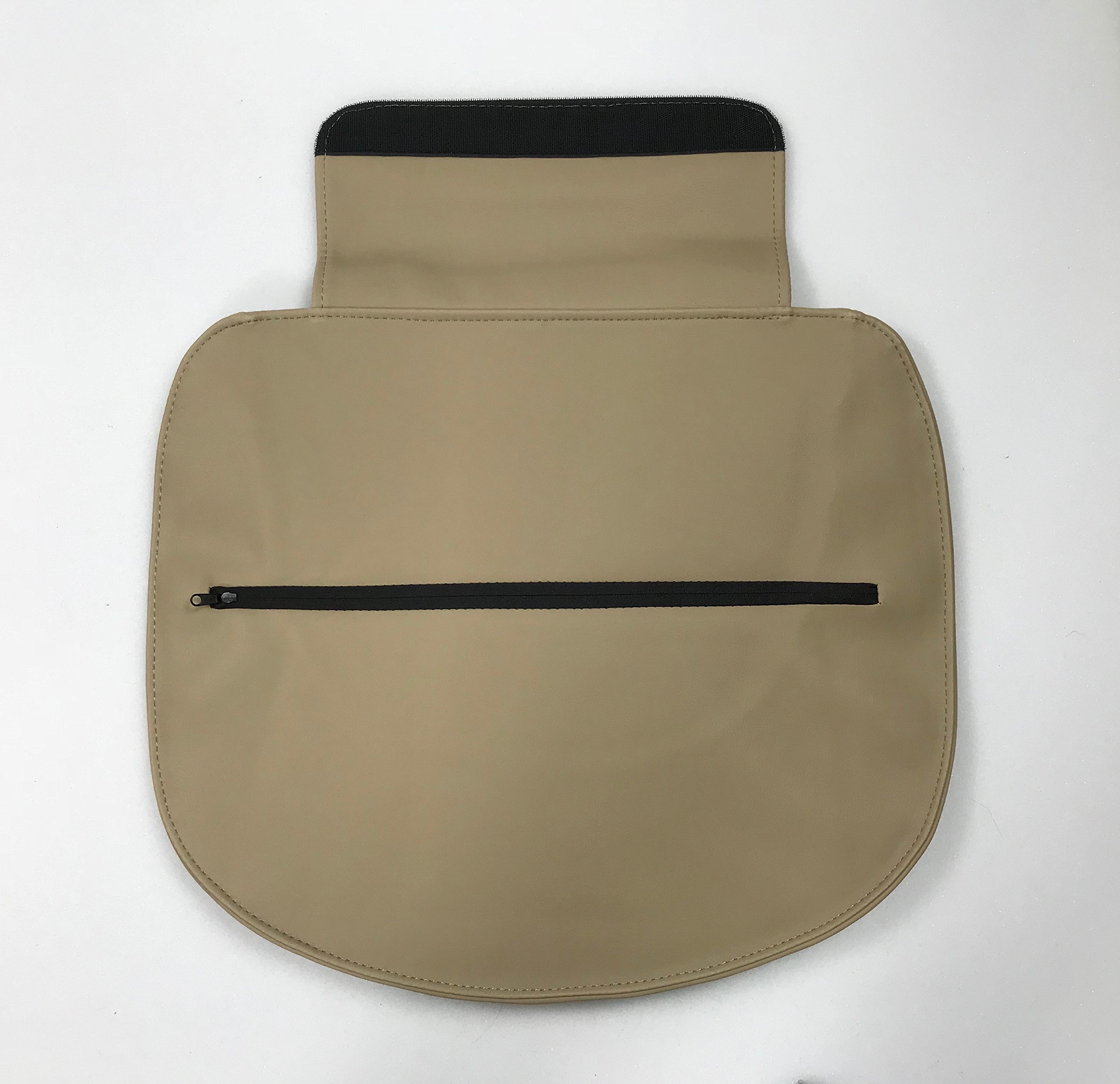 ZKZ Pedicure Chair Massage Cushion with Air Seat Cover - Salon & Spa Massage Chair Pad in Beige Cream Marble - Perfect for Nail Salons, Foot Spas & Relaxation Centers