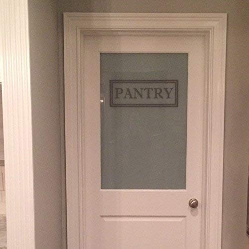 Modern Farmhouse Style Vinyl Door Decal - 13.3