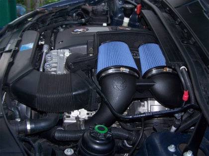 AFE Magnum FORCE Stage 2 Cold Air Intake System with Pro 5R Media - Compatible with 2008-2013 BMW 1 Series E82, 2006-2013 BMW 3 Series E90 E92 E93, 2008-2010 E60 N54 Engine (AFE#54-11472) - High Performance Air Filter Upgrade for Better Acceleration & Fuel Efficiency