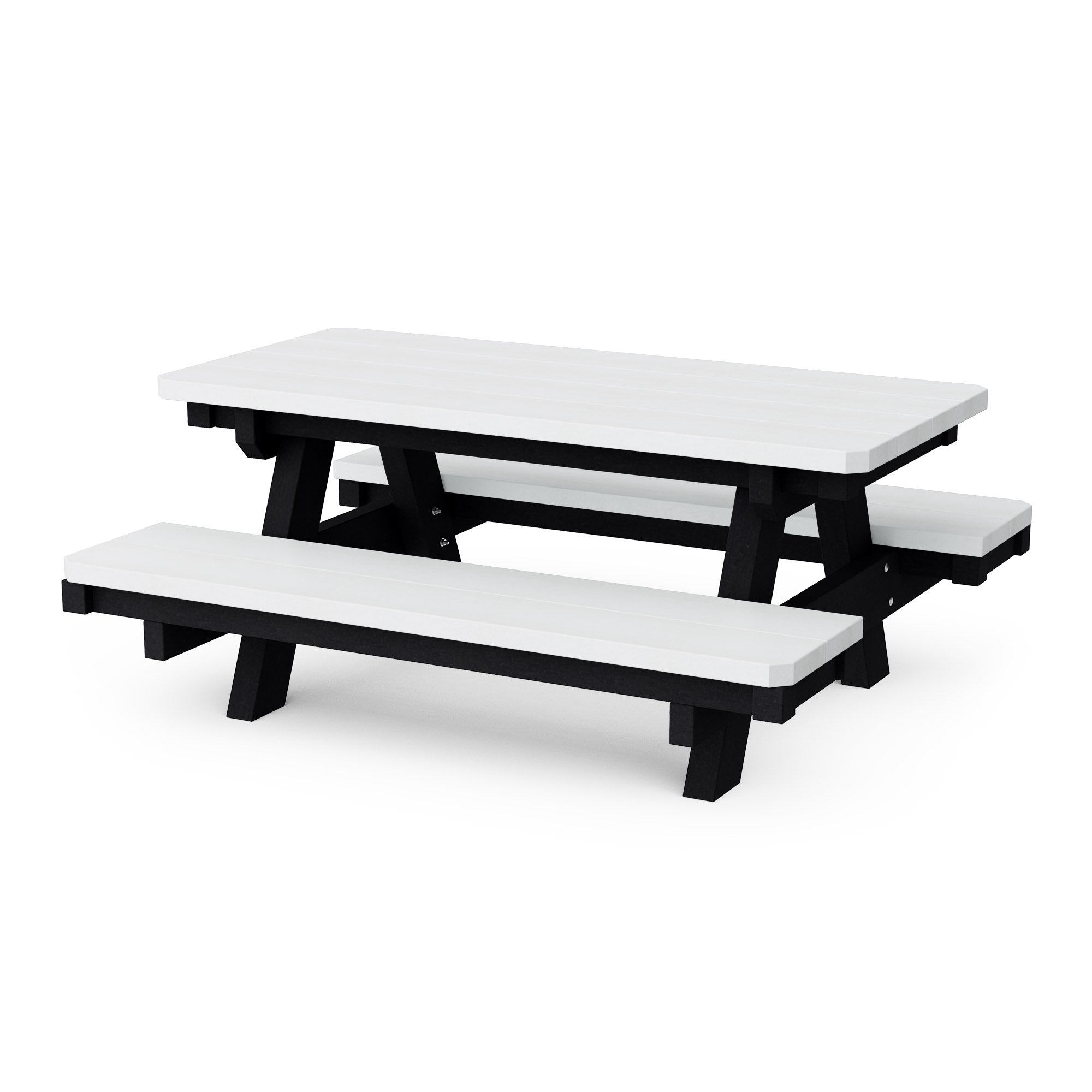 Heritage Kids Picnic Table - Durable Outdoor Wooden Table for Children's Playtime, Backyard, and Garden Activities