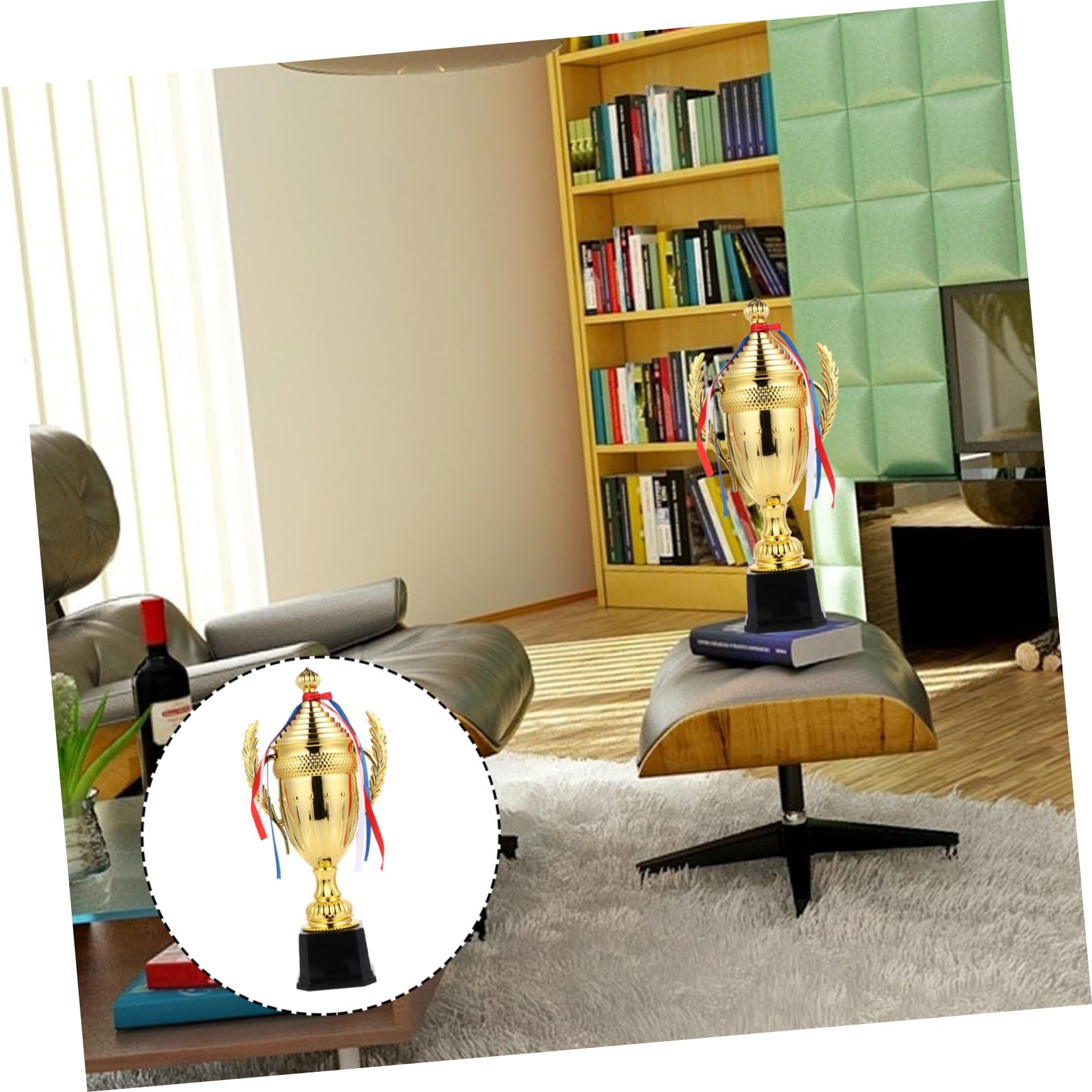 BELLIFFY Plastic Winner Cup Trophy - Mini Football Trophies for Sports Awards, Incentive Toys, Reusable & Durable - Perfect for School Events, Team Celebrations, and Kids' Motivational Rewards