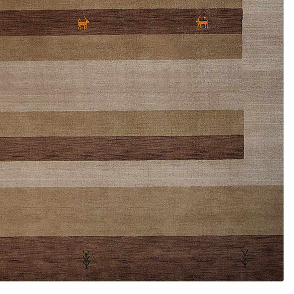 Premium Hand-Knotted Wool Rug - Fresno Collection | Soft & Durable for Living Room, Bedroom & Office Decor | Eco-Friendly & Hypoallergenic