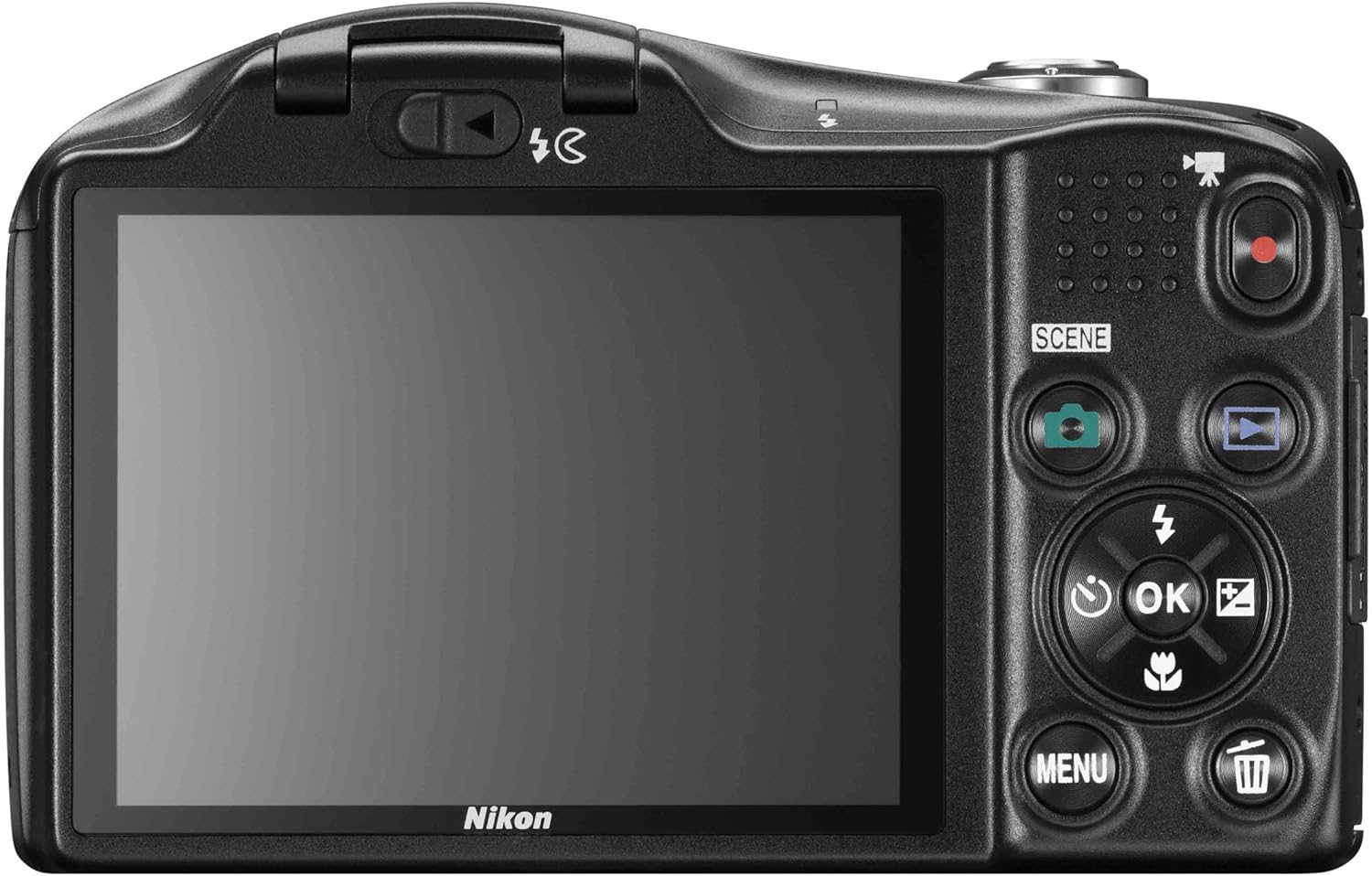 Nikon COOLPIX L610 16MP Digital Camera with 14x Optical Zoom - Black | Perfect for Travel Photography, Family Events & Outdoor Adventures