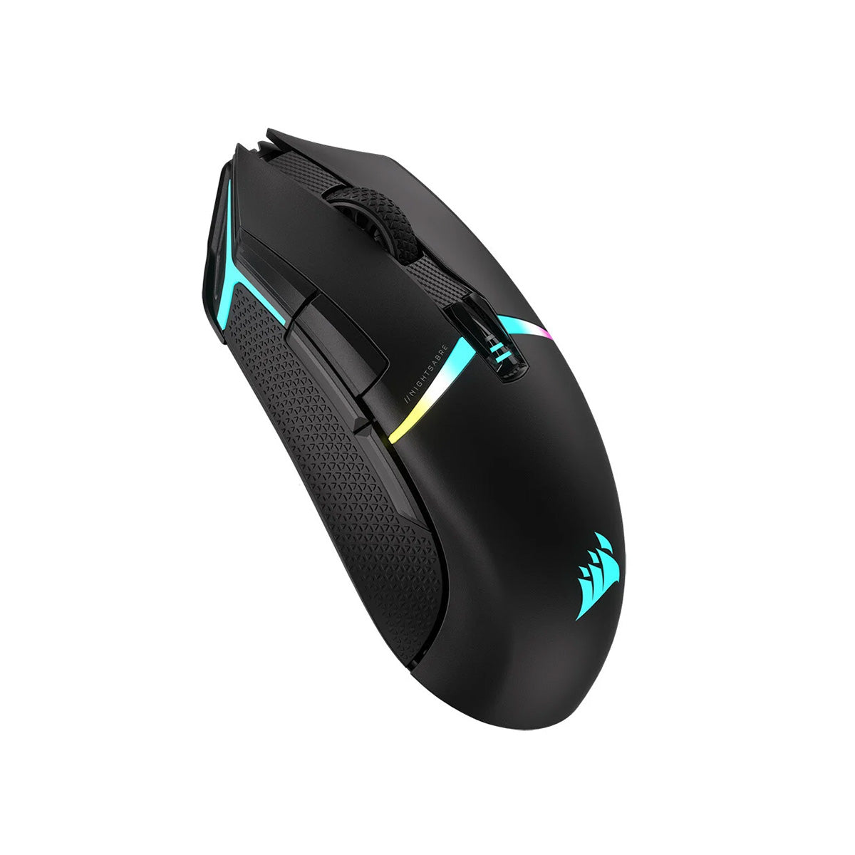 Corsair Nightsabre Wireless Gaming Mouse - RGB Backlit, Optical Sensor, Ergonomic Design for PC & Mac - Perfect for FPS, MOBA & Esports Gaming