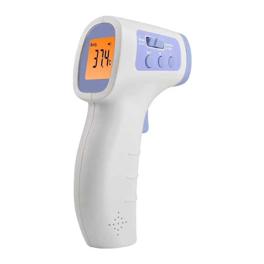 Non-Contact Dual Use Infrared Thermometer for Adults & Kids - Fast & Accurate Forehead/Ear Temperature Reading - FDA & CE Certified - Perfect for Home, Office, Travel & Medical Use
