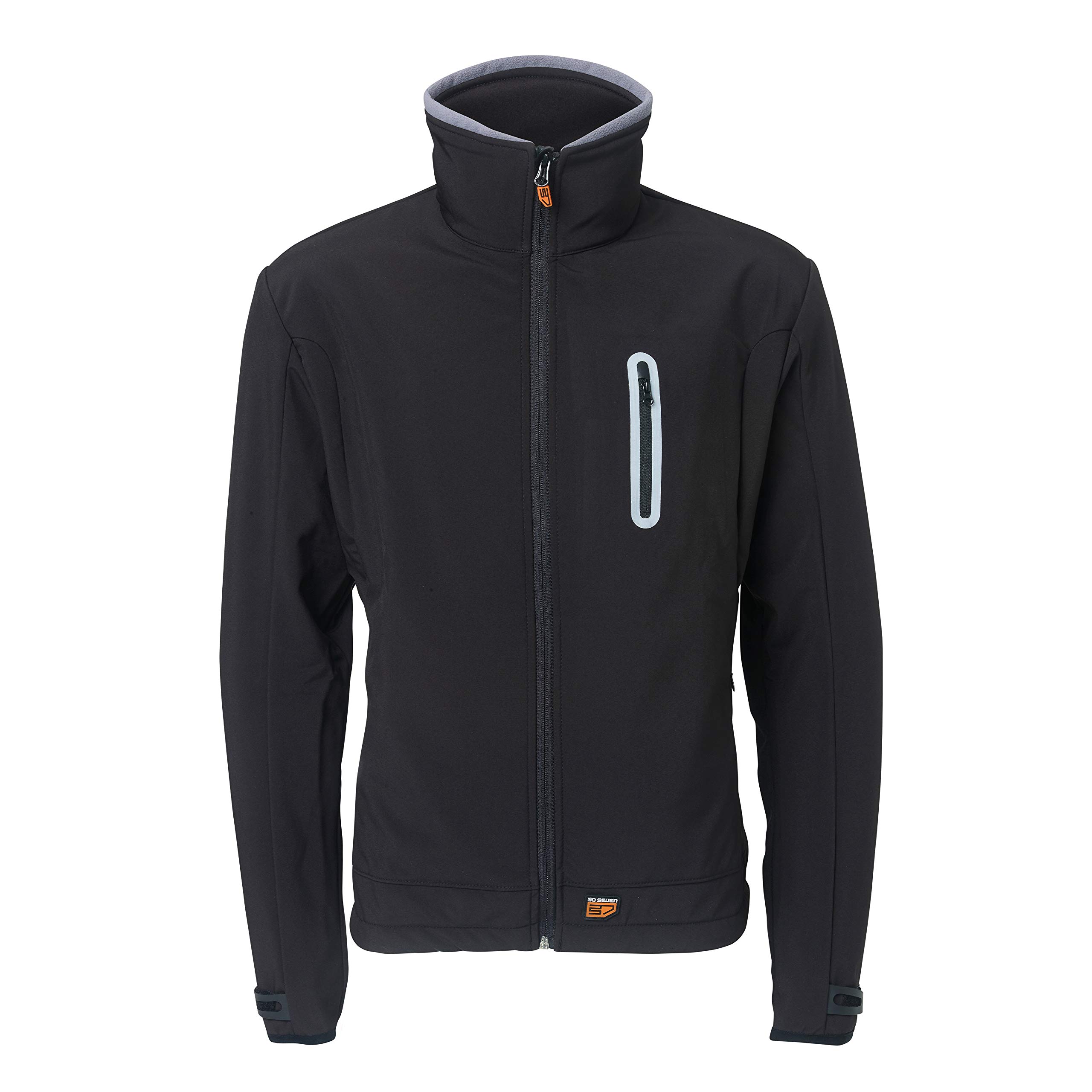 30seven Heated Softshell Jacket for Men & Women - Battery-Powered Winter Jacket with USB Charging - Perfect for Outdoor Activities, Hiking, and Cold Weather Commuting