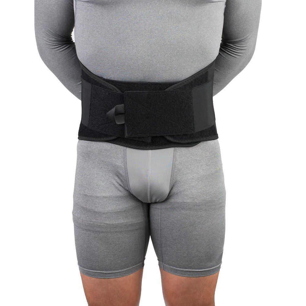 OTC Lumbosacral Support Belt - Adjustable Elastic Back Brace for Lower Back Pain Relief - Lumbotek (Ideal for Office Work, Heavy Lifting & Post-Surgery Recovery)