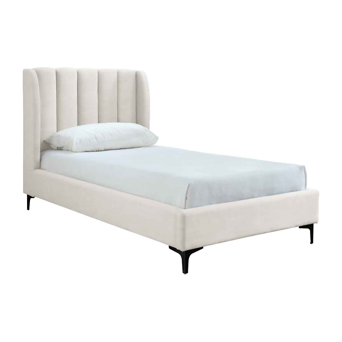 Premium Georgia Fabric Single Bed - Soft & Durable Cotton Bedding for Kids & Guest Rooms | Perfect for Dorms, Apartments & Cozy Bedrooms