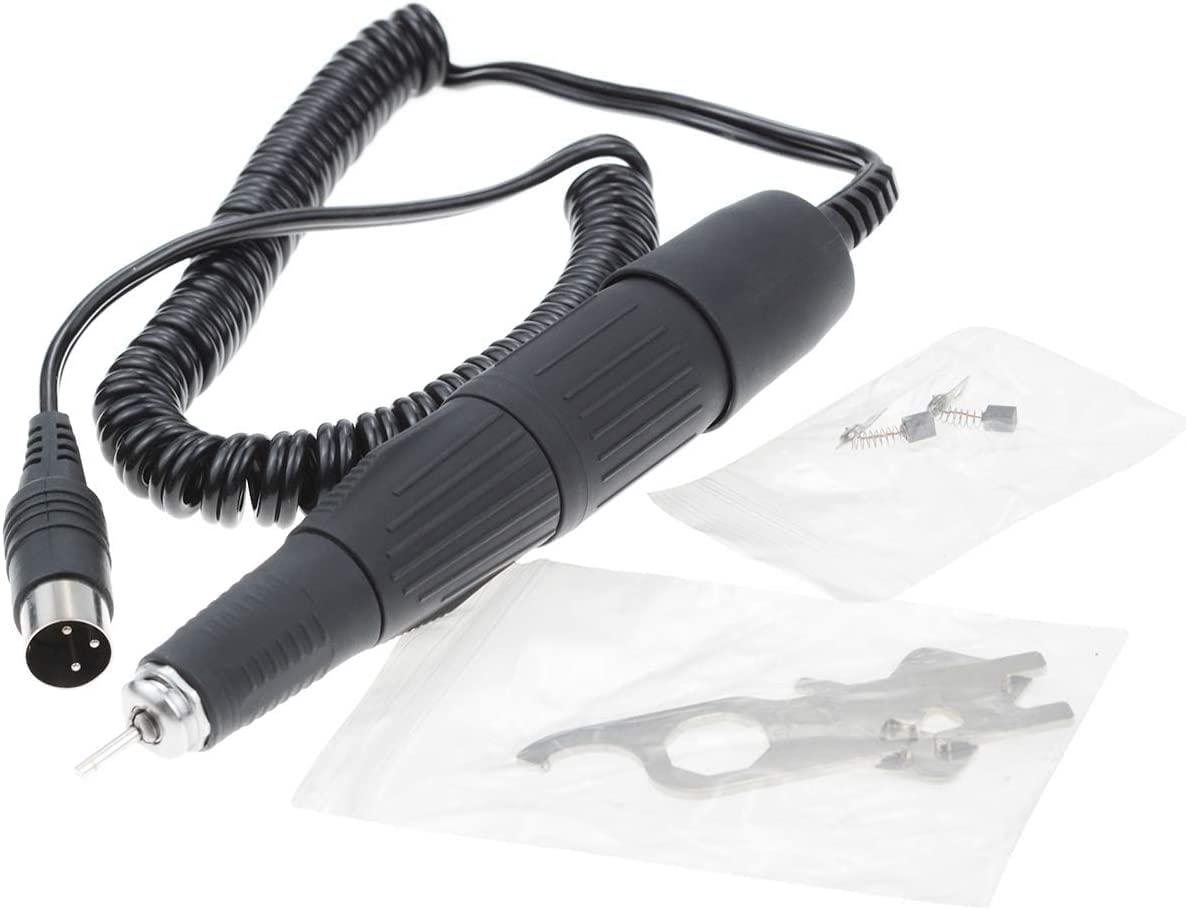 45K RPM High-Speed Micro Grinder Motor with Foot Control - 2.35mm Chuck for Precision Lab Work, Dental, Jewelry Making & Engraving