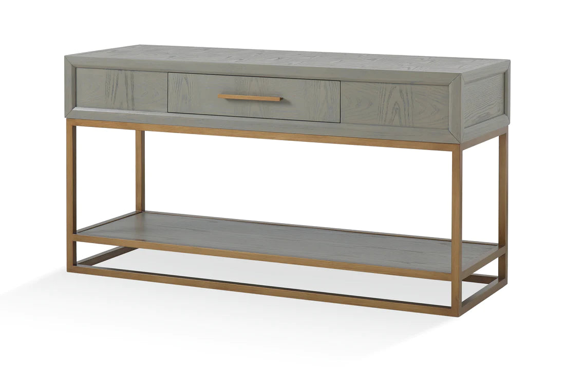 Armani 1/3 Drawer Console Table - Modern Entryway Furniture for Hallway, Living Room & Bedroom Organization