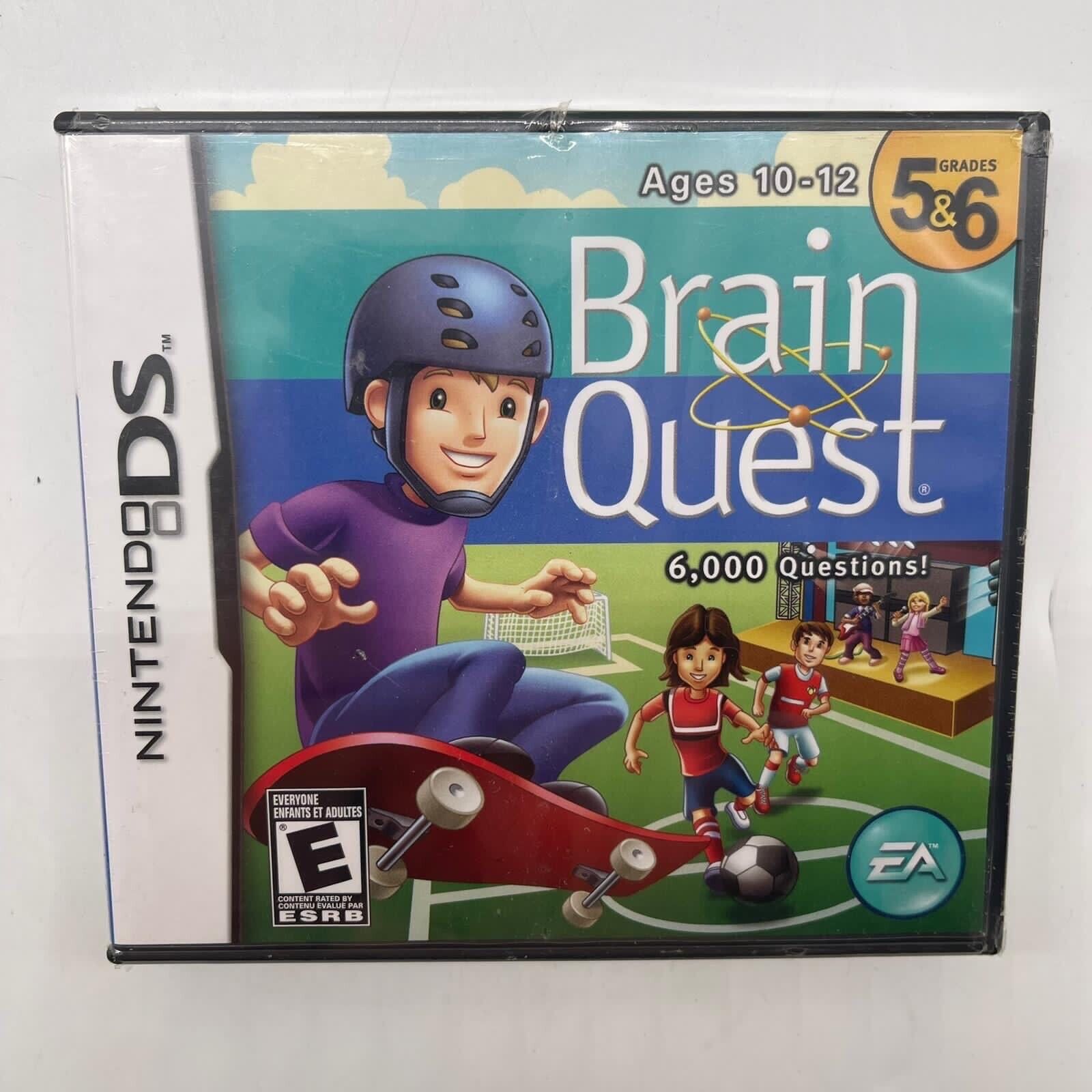 Brain Quest Grades 5 & 6 Nintendo DS Game - Brand New & Sealed | Educational Trivia Game for Kids Ages 10-12 | Perfect for Homeschooling & Road Trips