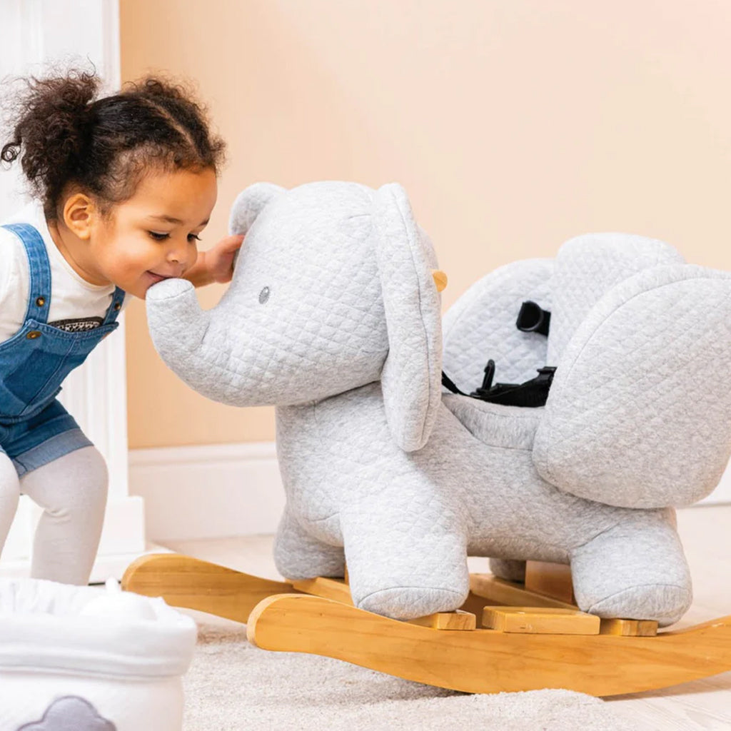 Natto Tembo Elephant Rocker - Fun and Safe Baby Rocking Toy for Toddlers, Perfect for Playtime and Nursery Decor