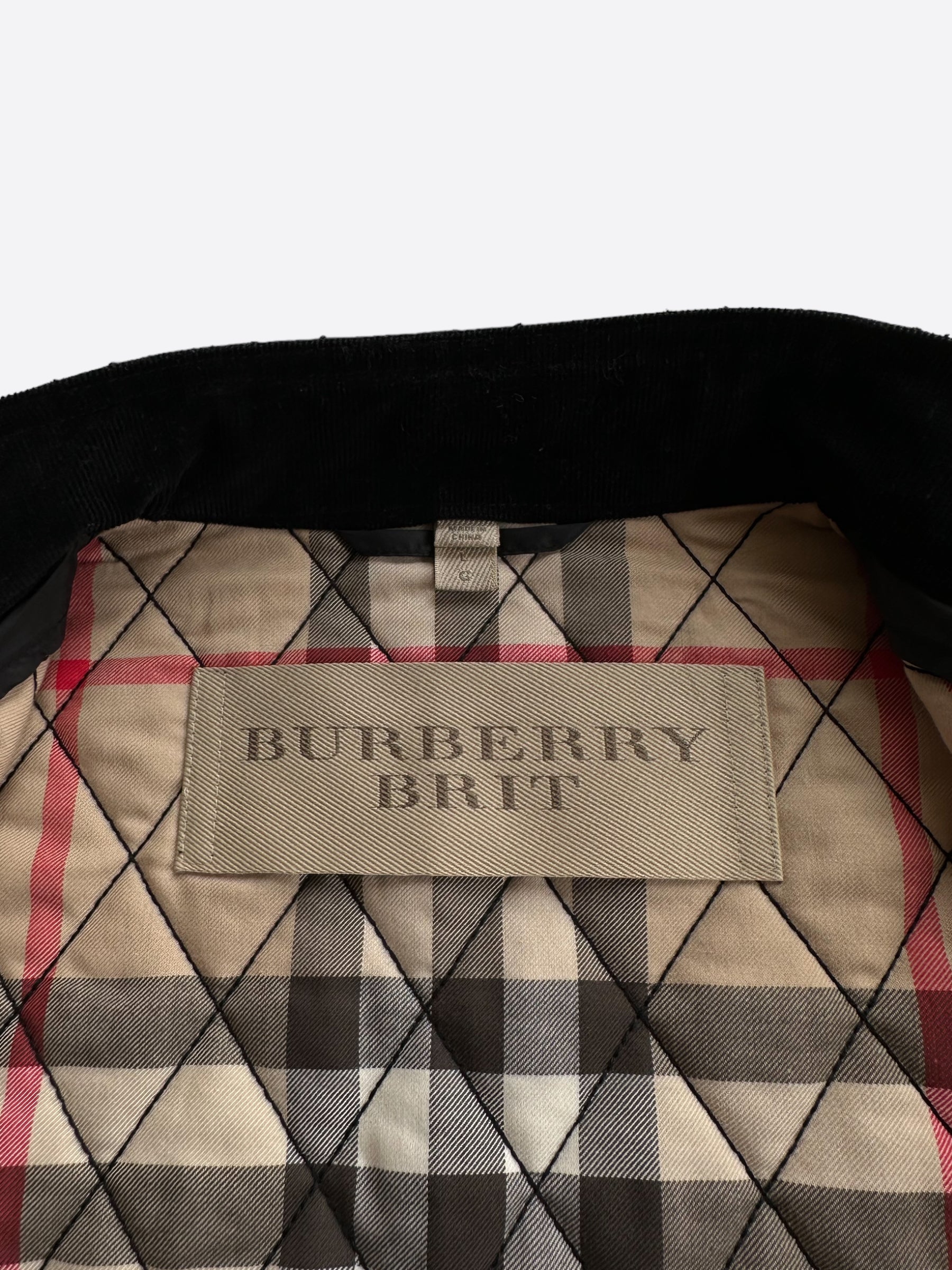 Burberry Brit Black Quilted Zip Up Jacket for Women - Stylish Winter Coat with Hood, Perfect for Outdoor Activities & Casual Wear