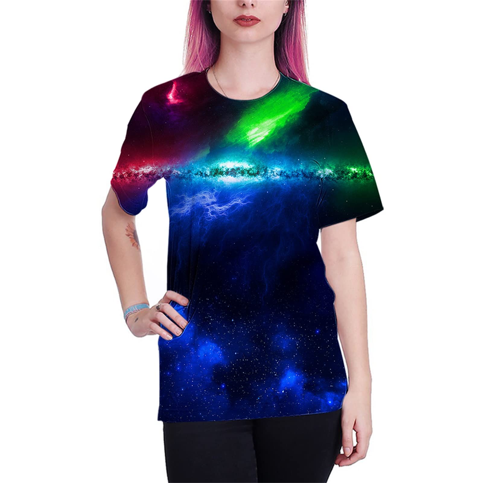 Yasswete Unisex 3D Printed Short Sleeve T-Shirt for Men & Women - Fashion Graphic Tees for Casual Wear, Street Style & Everyday Outfits