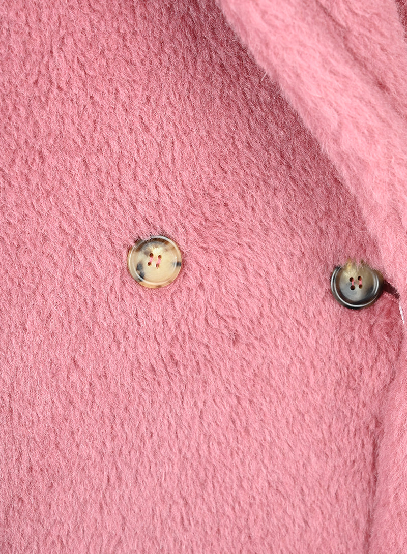 Max Mara Teddy Vest in Pink - Size XS | Women's Fashion Outerwear for Fall & Winter Layering
