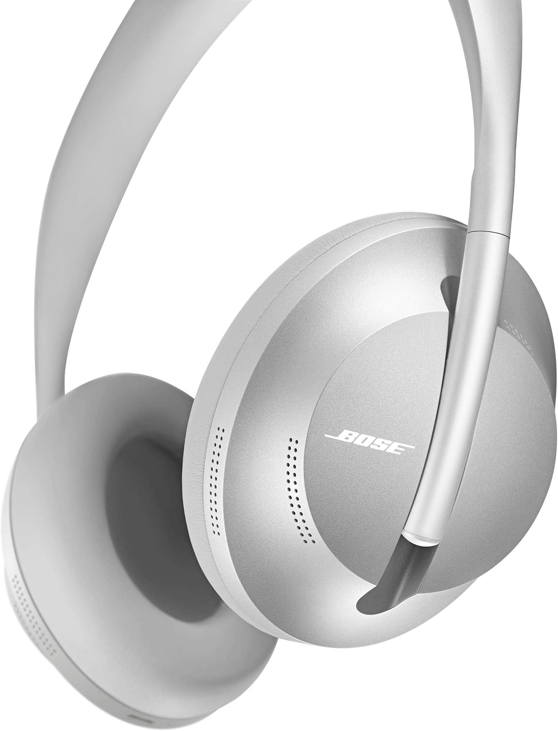 Bose Headphones 700 - Premium Noise Cancelling Bluetooth Over-Ear Wireless Headphones with Built-in Mic, Alexa Voice Control & Crystal Clear Call Quality (Silver Luxe) | Perfect for Travel, Work & Home Entertainment