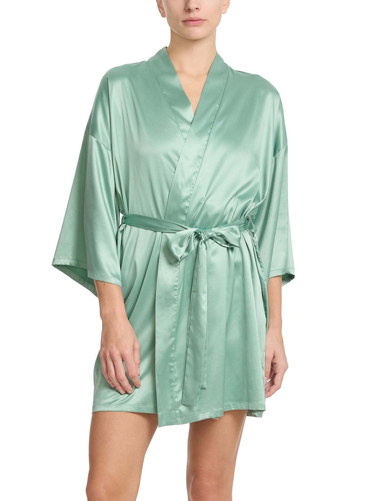 Luxury Satin Sleep Robe for Women - Soft & Comfortable Nightgown with Pockets - Perfect for Lounging, Spa Days & Bridal Gifts