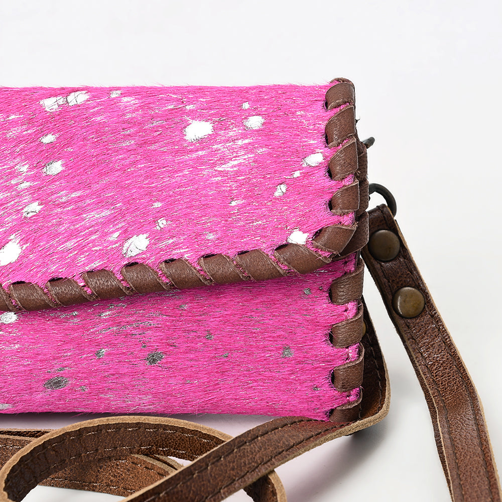 American Darling ADBG514BR Small Crossbody Hand Tooled Genuine Leather Women's Western Handbag Purse - Perfect for Casual Outings, Date Nights & Western Fashion