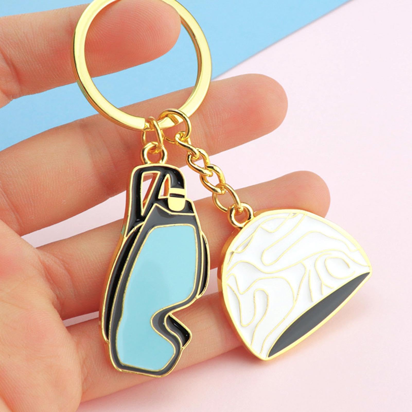 Waterproof Swim Backpack Keychain for Kids - Creative Swimming Keychain with Sports Goggles Pendant - Perfect for Swimming Lovers, Diving Competitions & Pool Party Souvenirs