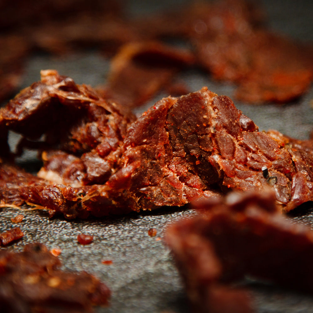 Premium Bulk Teriyaki Brisket Beef Jerky - High Protein, Low Fat, Gluten-Free Snack for Hiking, Camping & Road Trips