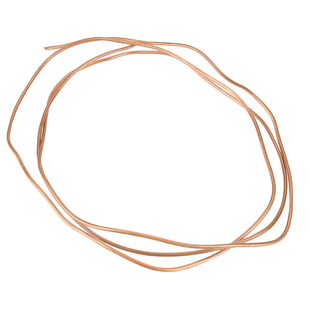 2M Soft Copper Tube Pipe 3mm OD x 2mm ID - Refrigeration Plumbing Supplies for HVAC, AC Repair & DIY Projects | Durable Flexible Copper Tubing for Coolant Lines & Gas Piping