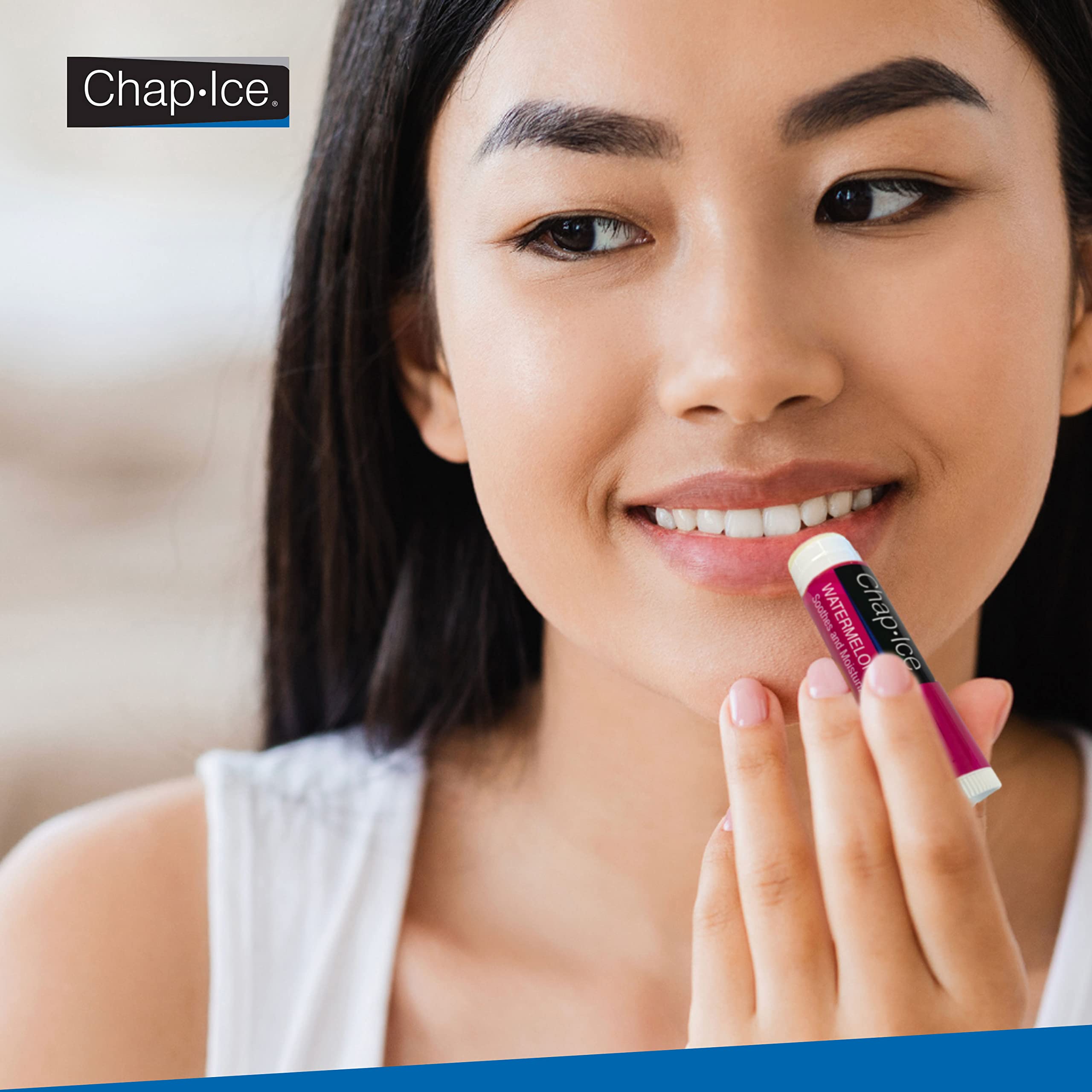 Chap-Ice Assorted Lip Balm 24-Count Pack - Watermelon, Original & Cherry Flavors - Moisturizing Lip Care for Dry Lips - Perfect for School, Travel, and Winter Protection