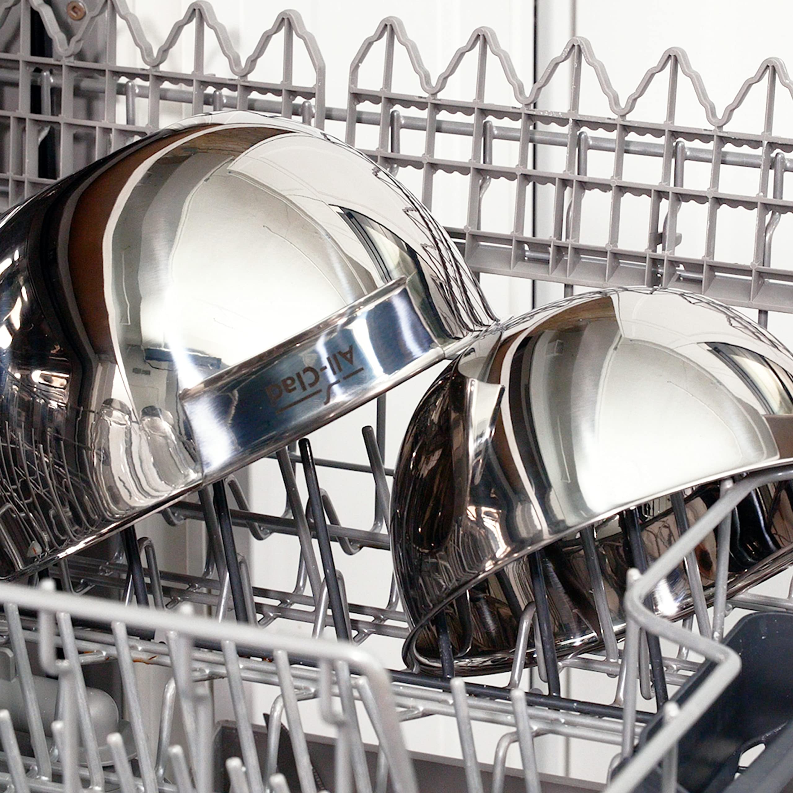 Premium Stainless Steel Mixing Bowls Set (1.5, 3, 5 Quart) - All-Clad Kitchen Accessories for Baking, Cooking & Food Prep - Durable Metal Bowls with Non-Slip Base - Perfect for Home Chefs & Professional Kitchens