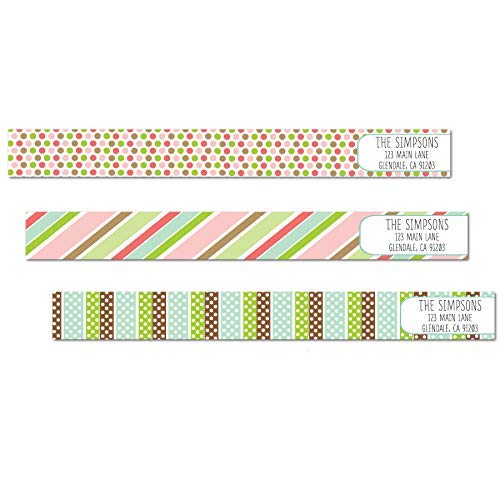 Custom Skinny Wrap Address Labels for Parties & Events - Perfect for Invitations, Envelopes & Gift Tags