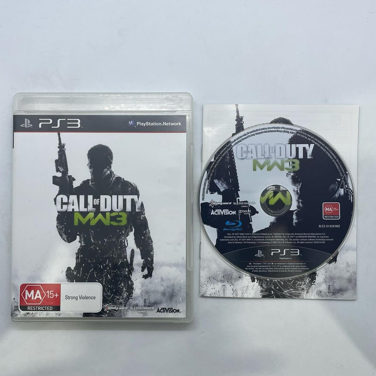 Call of Duty: Modern Warfare 3 (MW3) - PlayStation 3 PS3 Game with Instruction Manual - First-Person Shooter Action Game for Home Entertainment & Gaming Parties