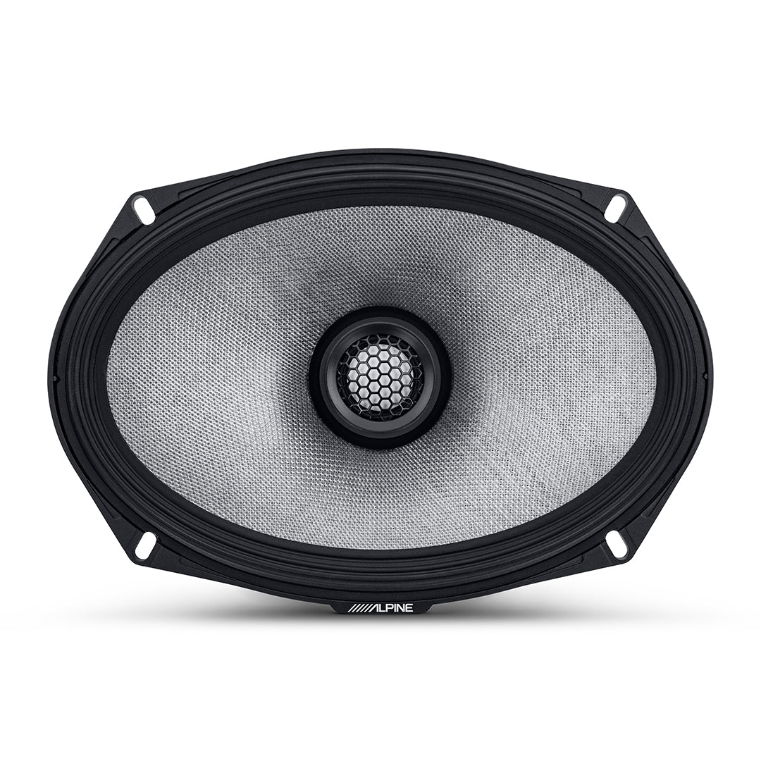 Alpine R2 S69 R Series 6x9 2-Way Hi-Res Coaxial Car Speakers - 300W Peak Power - Premium Sound for Cars, Trucks & SUVs - Perfect for Upgrading Factory Audio Systems