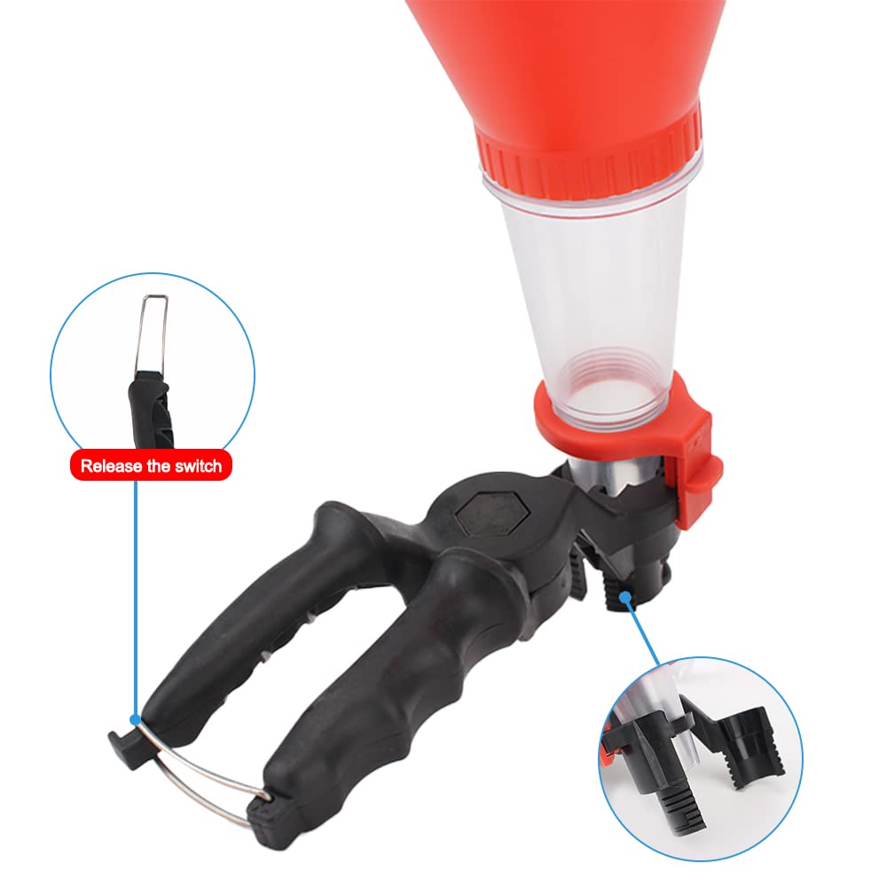 Adjustable Engine Oil Filling Funnel Tool for Cars & Motorcycles - Quick Gasoline & Oil Refueling Kit with Spout (Set A) - Perfect for DIY Oil Changes, Garage Maintenance & Emergency Fuel Refills