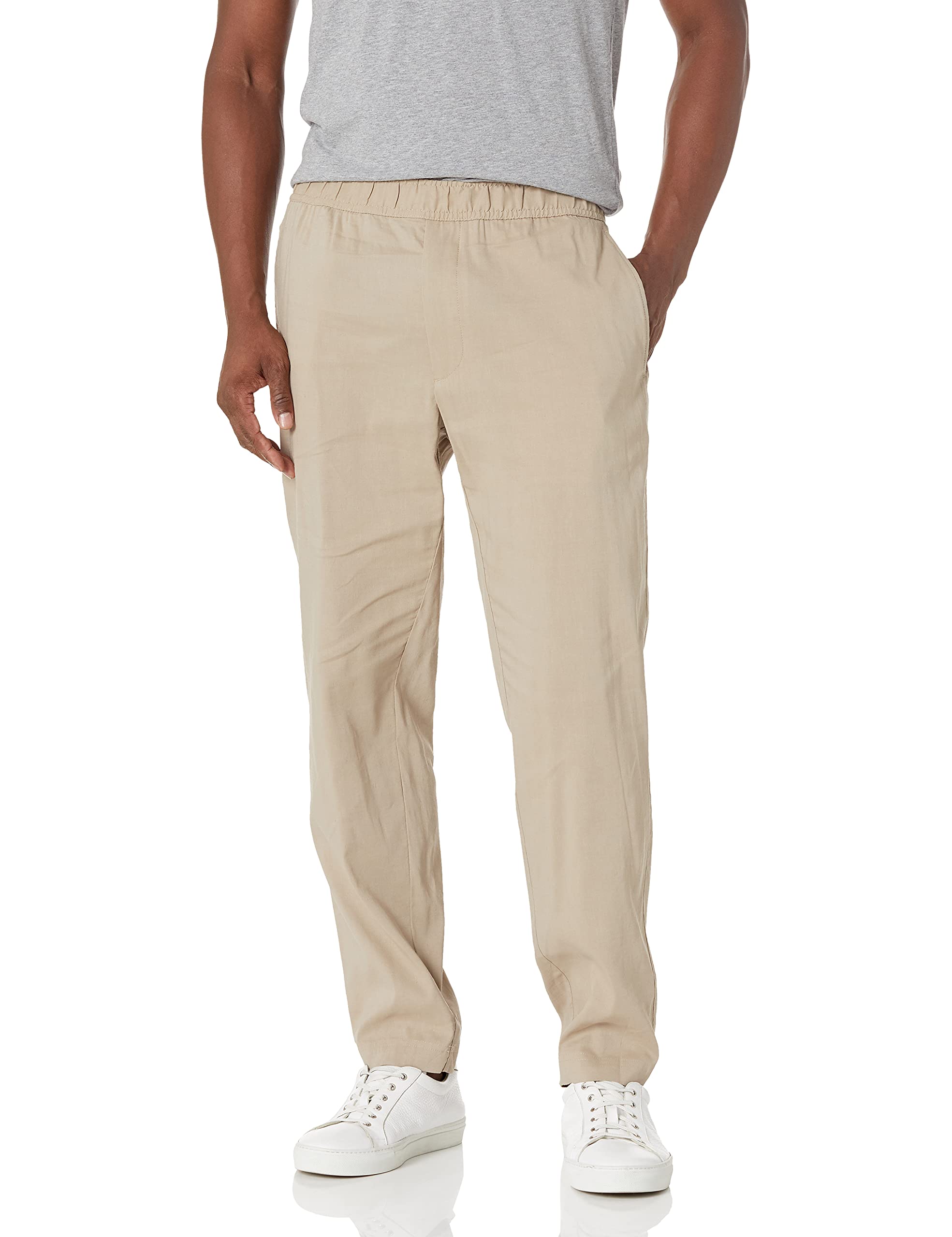 Theory Men's Curtis Eco Crunch Drawstring Pants - Sustainable Casual Trousers for Men | Comfortable Lounge & Travel Pants | Perfect for Work, Home & Outdoor Activities