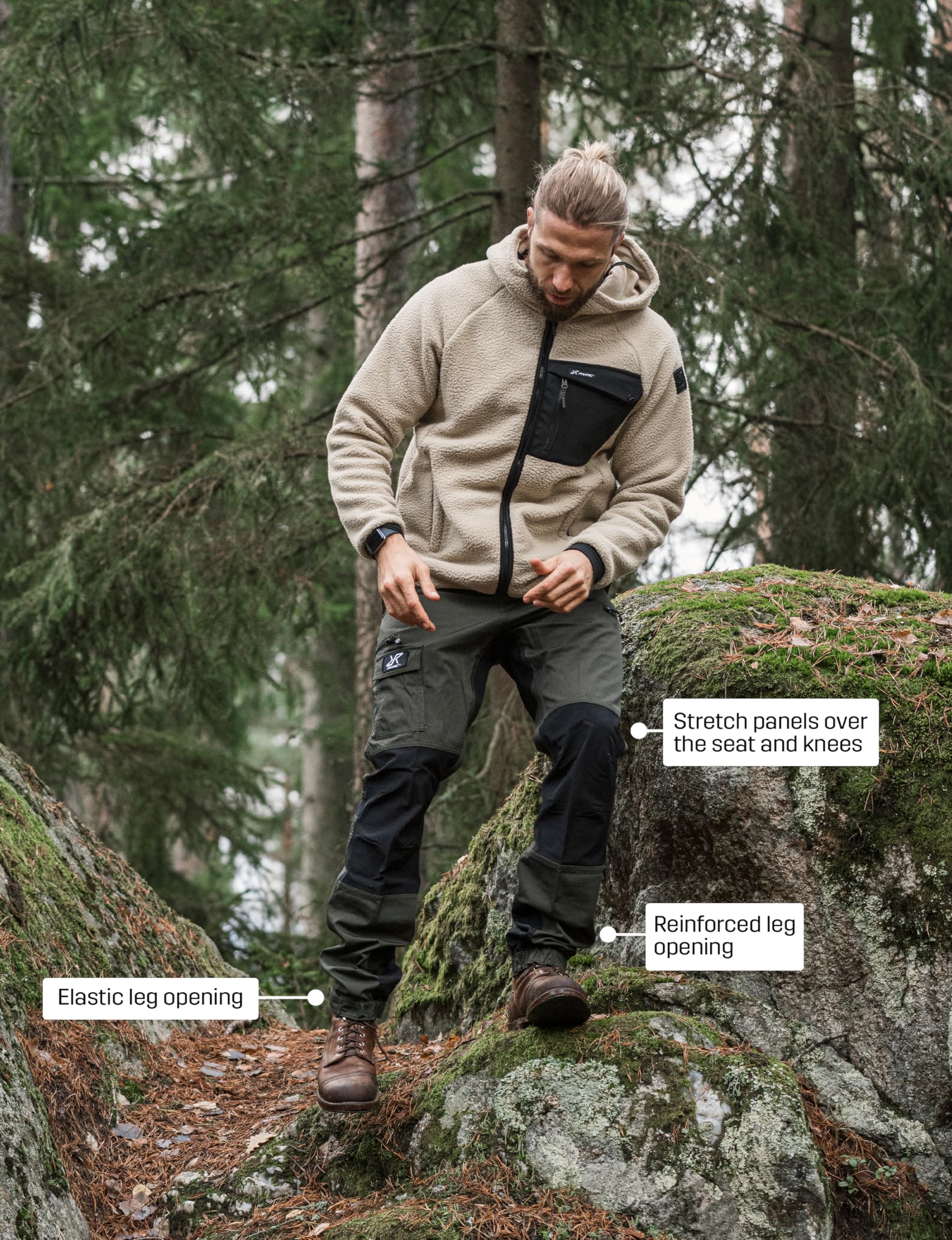 RevolutionRace Men's Nordwand Durable Outdoor Pants - Hiking, Camping & Adventure Gear for All Weather Conditions