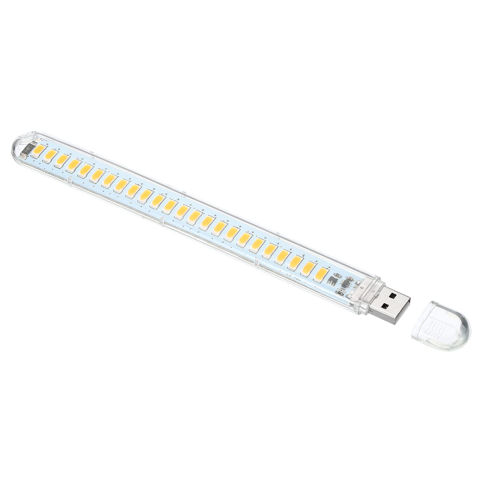 PATIKIL USB Night Light - Portable Plug-in LED Light Stick with 24 Beads & Touch Sensor, Warm White Light for Bedroom, Bathroom, Reading, Camping, Travel & Baby Nursery (USB Powered Nightlight)