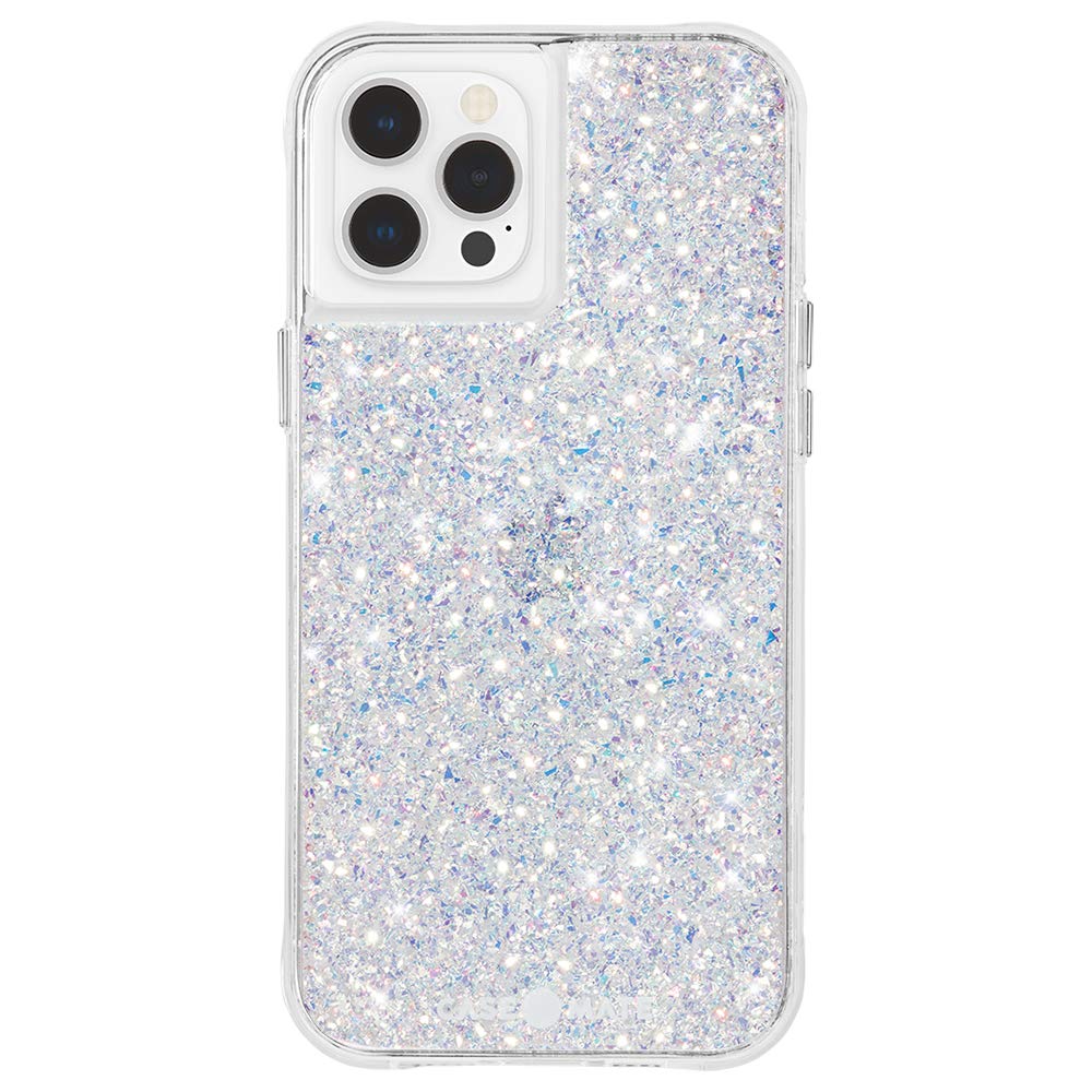 Case-Mate iPhone 12 Pro/iPhone 12 Case - Twinkle Stardust Glitter Cover with 10ft Drop Protection, Wireless Charging & Anti-Scratch Tech | Luxury Shockproof Bling Case for Women & Girls | Perfect for Everyday Use, Parties & Special Occasions