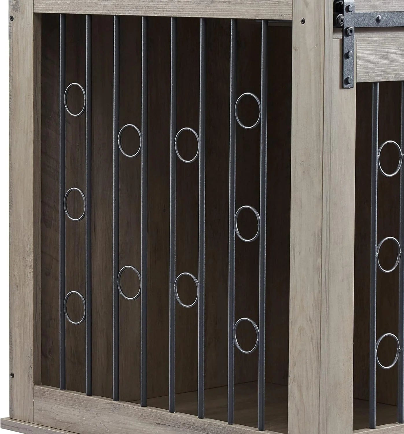 Sliding Door Dog Crate Table - Durable & Stylish Pet Kennel Furniture for Small to Medium Dogs - Perfect for Living Room, Bedroom or Office Use
