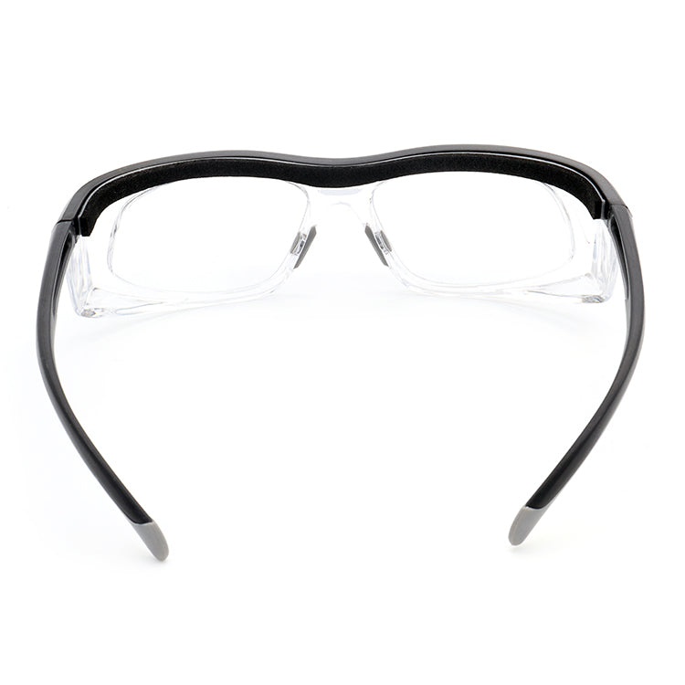 EYESafety Prescription Safety Glasses - ANSI Z87.1 Certified, Anti-Fog, UV Protection, Black/Grey/Clear Lenses for Work, DIY & Outdoor Activities