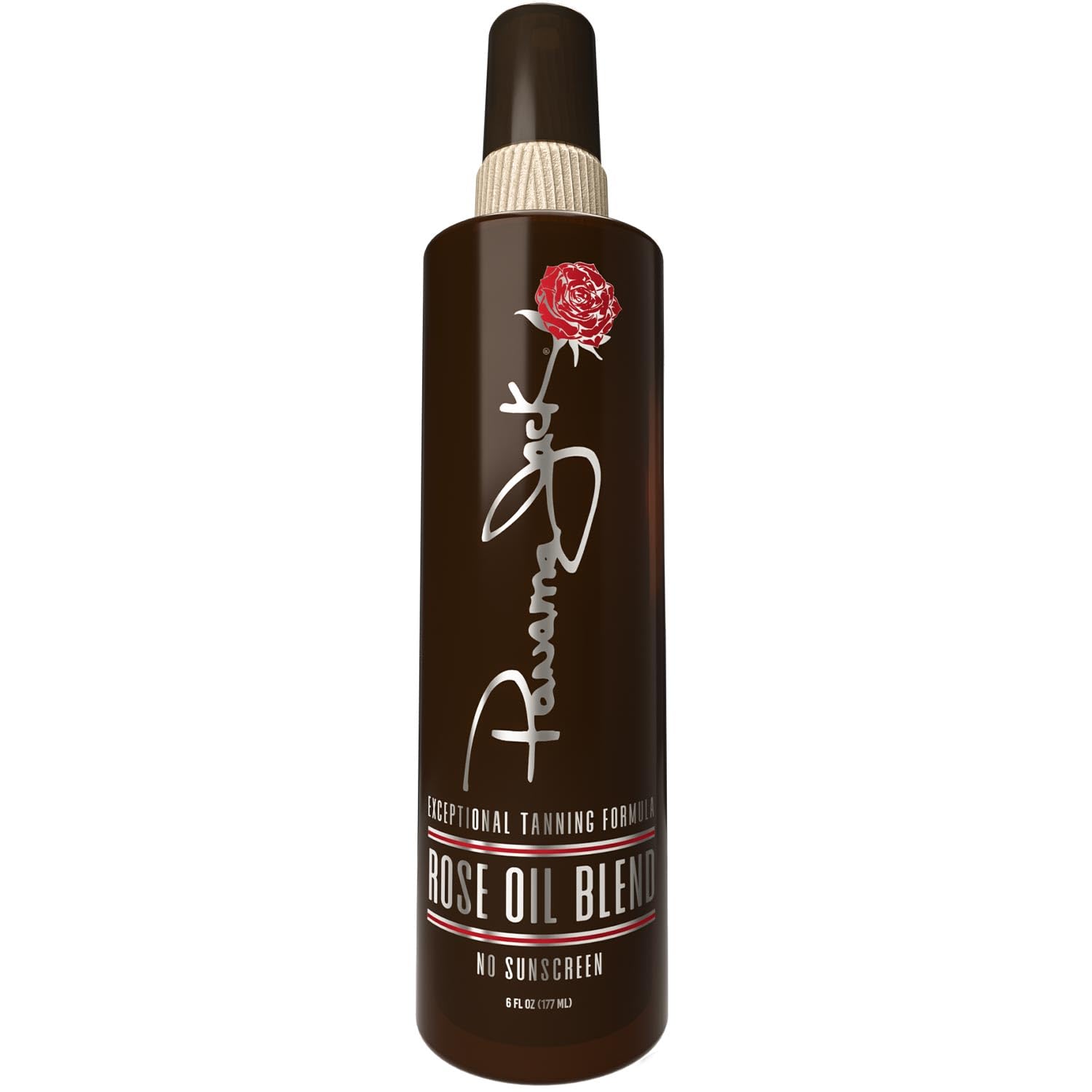 Panama Jack Rose Oil - SPF 0 Sun Tanning Oil, No Sunscreen, Natural Tan Enhancer for Deep Bronzing (Pack of 6) | Perfect for Beach, Pool & Summer Vacation Glow