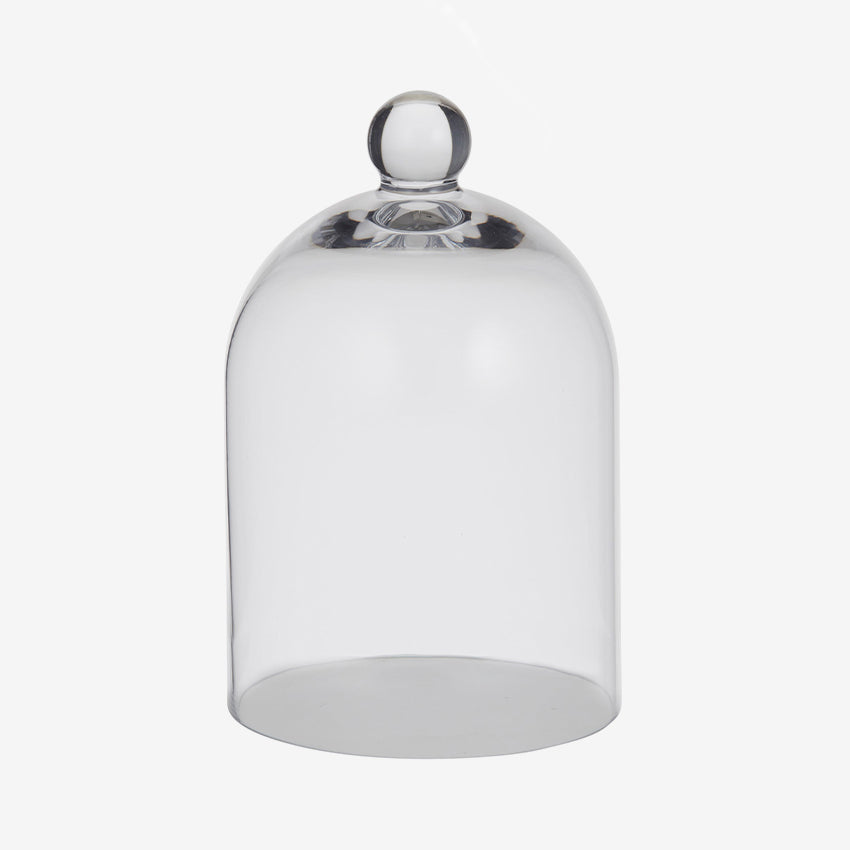 David Shaw | St Claire Candle Dome Cloche - Elegant Glass Hurricane Candle Holder for Home Decor, Weddings & Romantic Ambiance